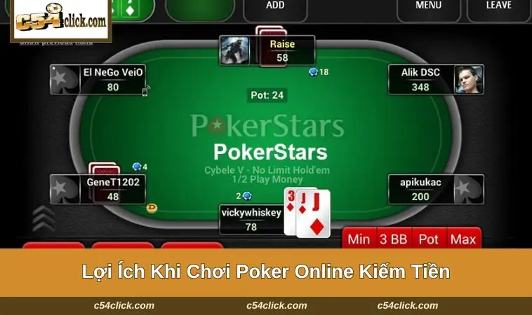 loi ich khi choi poker online kiem tien Ích lợi khi tham trò chơi